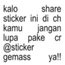 sticker